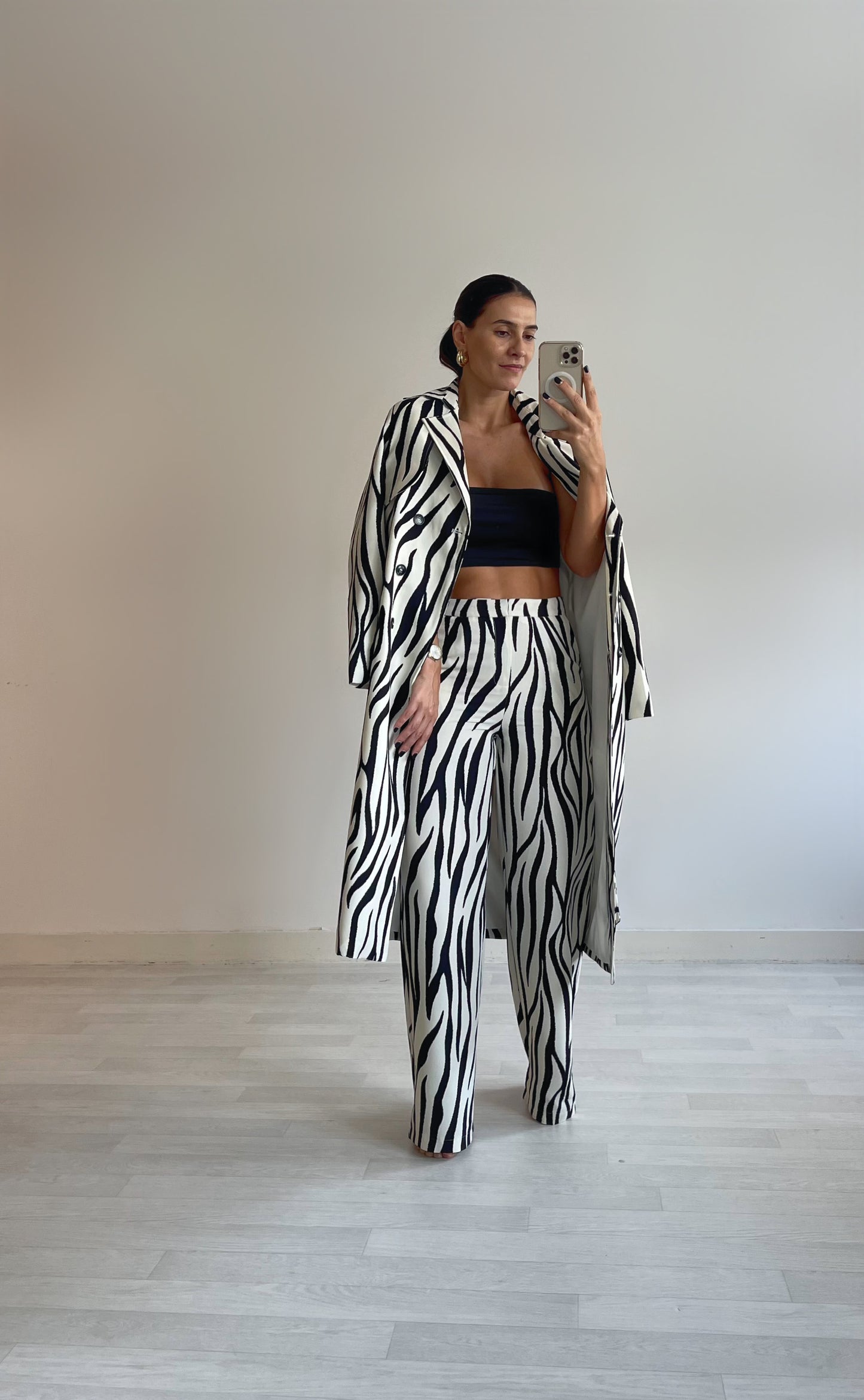 Gabardina Zebrada