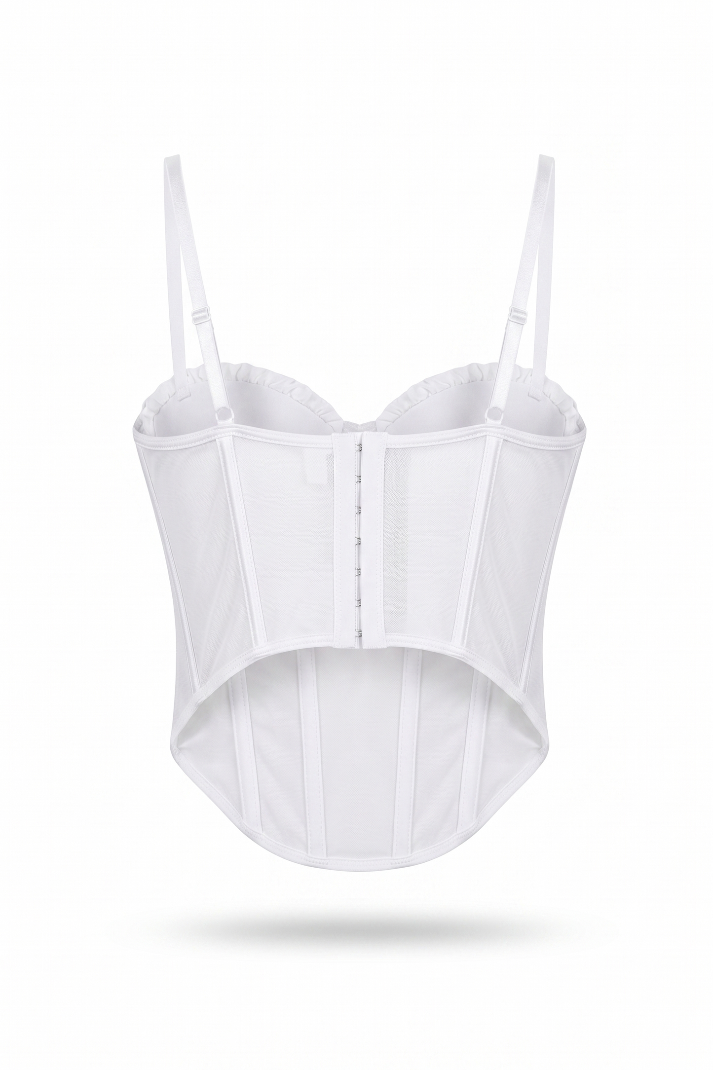 TOP DE CORSET, ESTILO CORSET - BLANCO