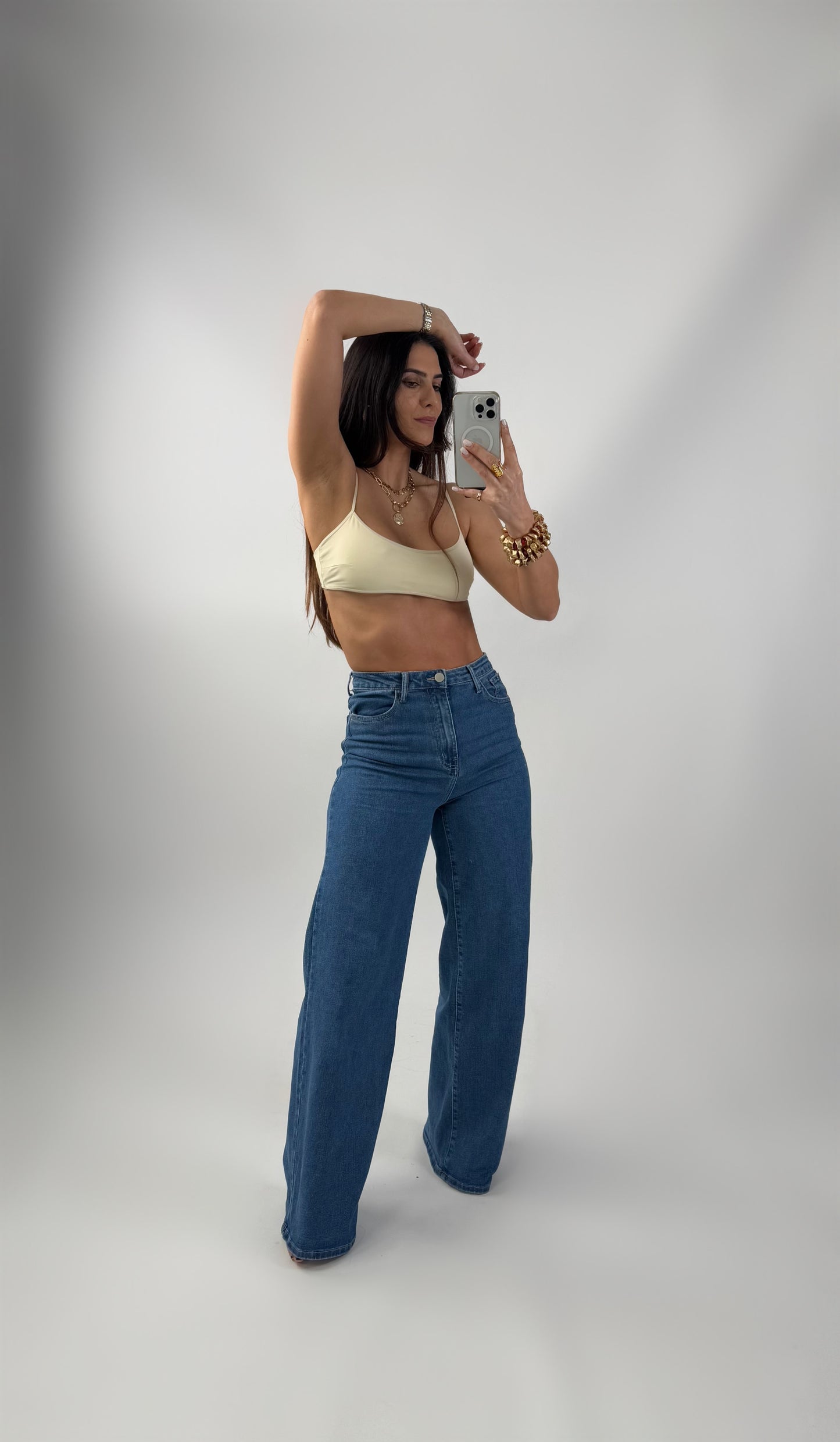 Jeans a tutta lunghezza Ganga Escura