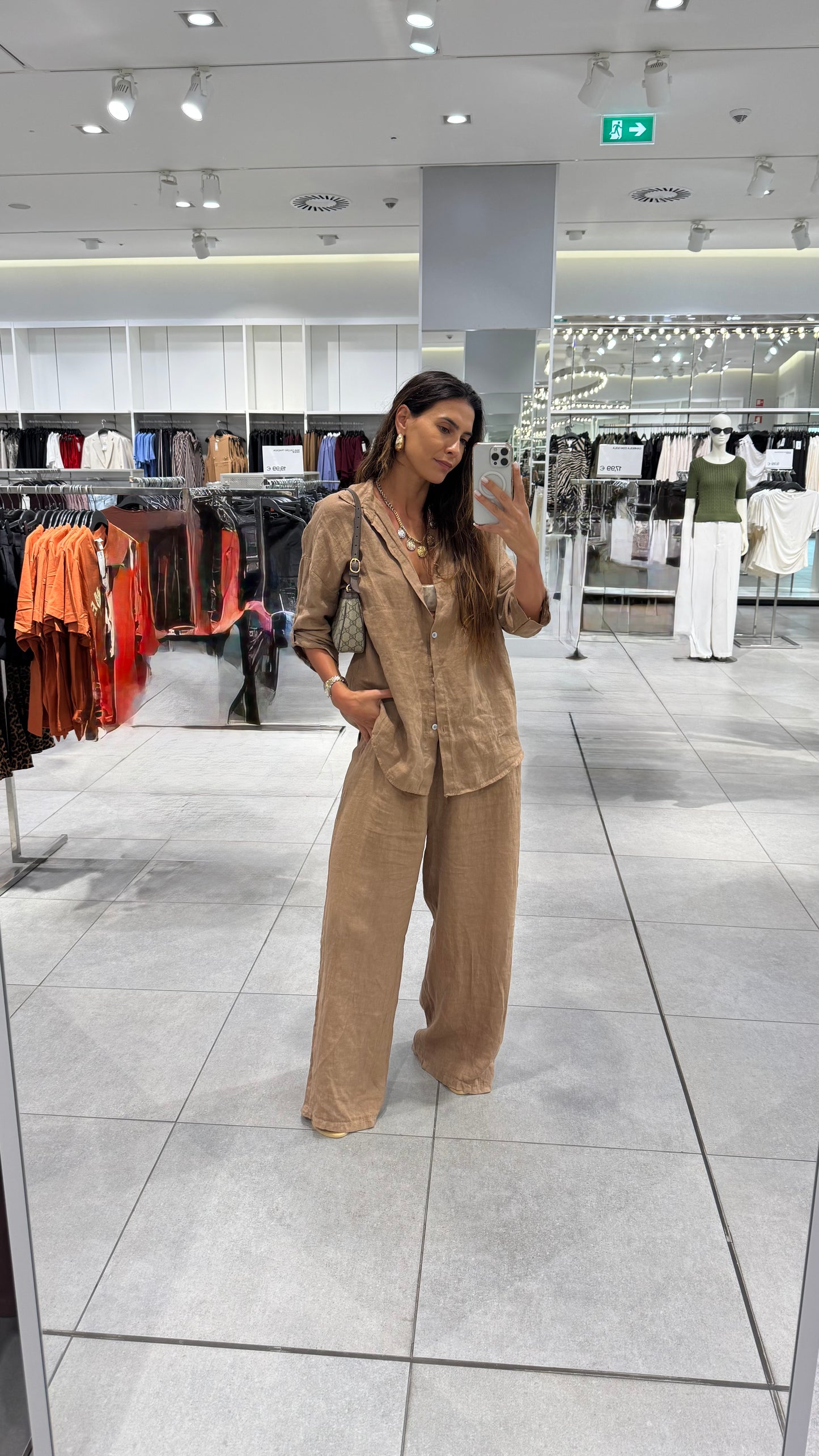 Aura 100% linen set