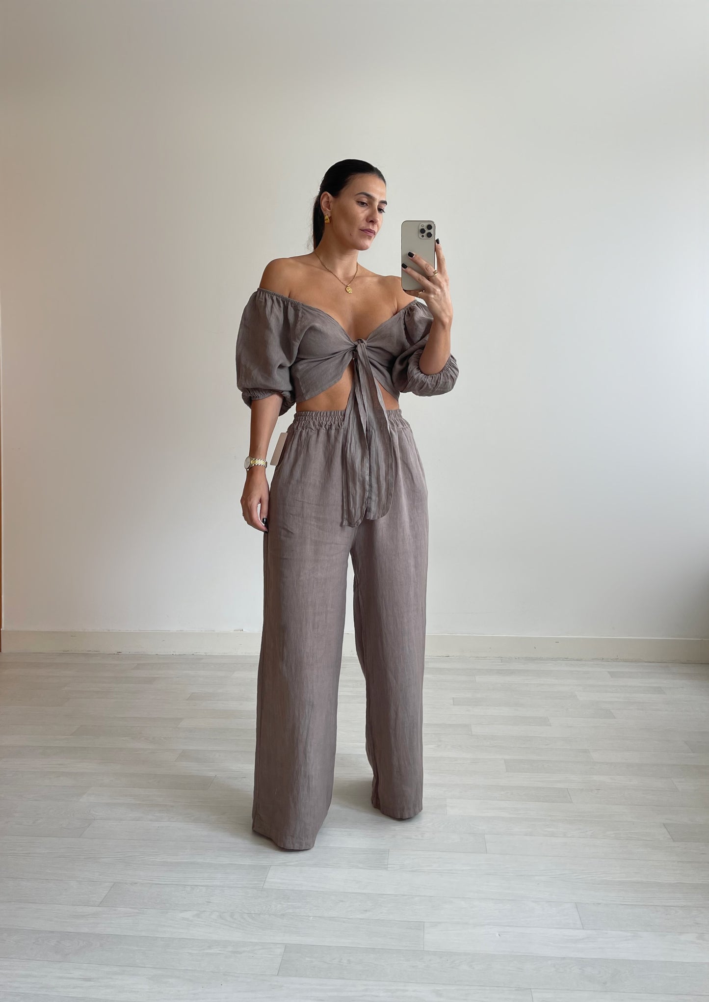 Pantaloni di lino