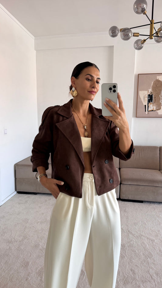 Gabardina marrón Soho