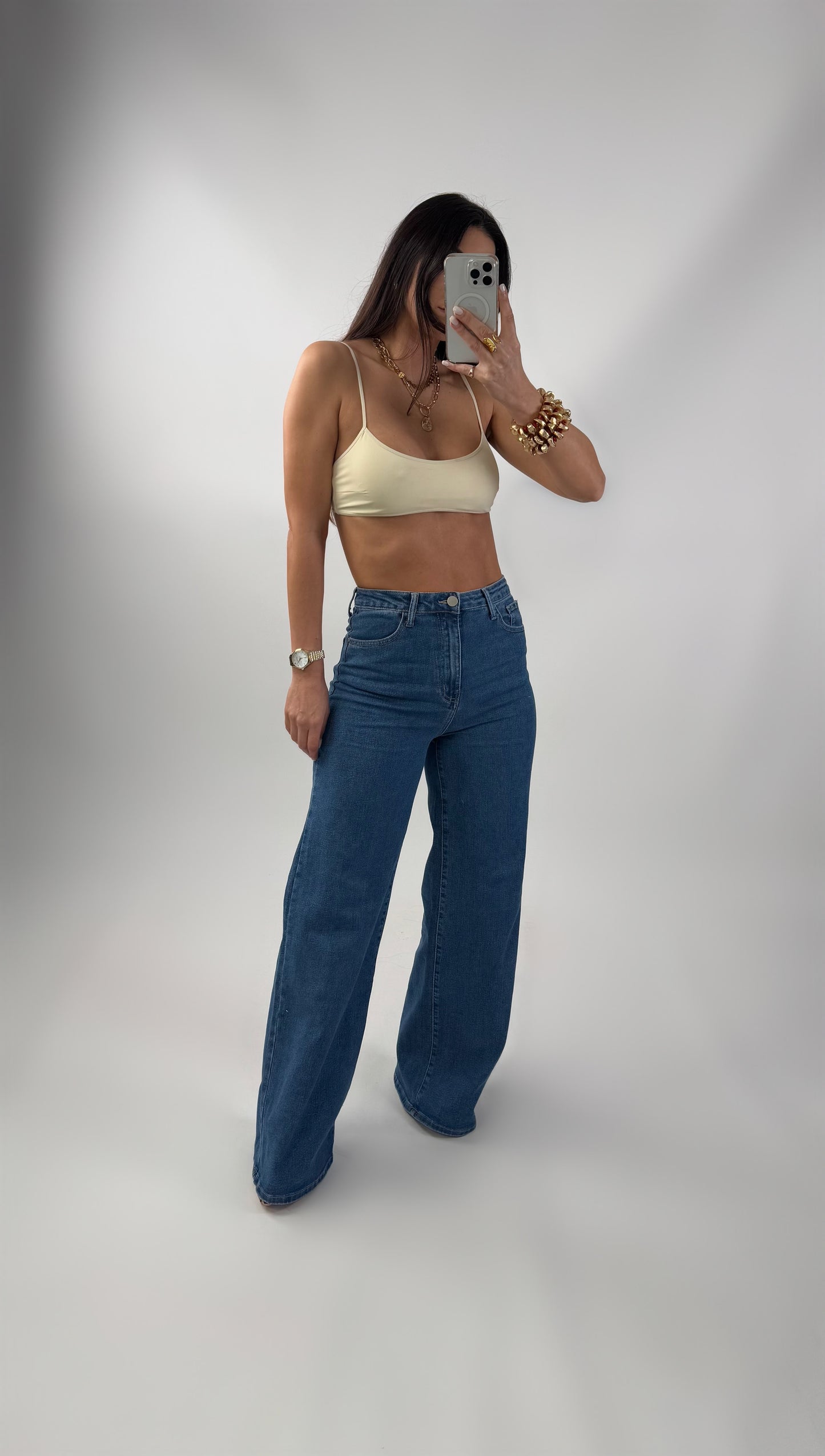 Jeans a tutta lunghezza Ganga Escura