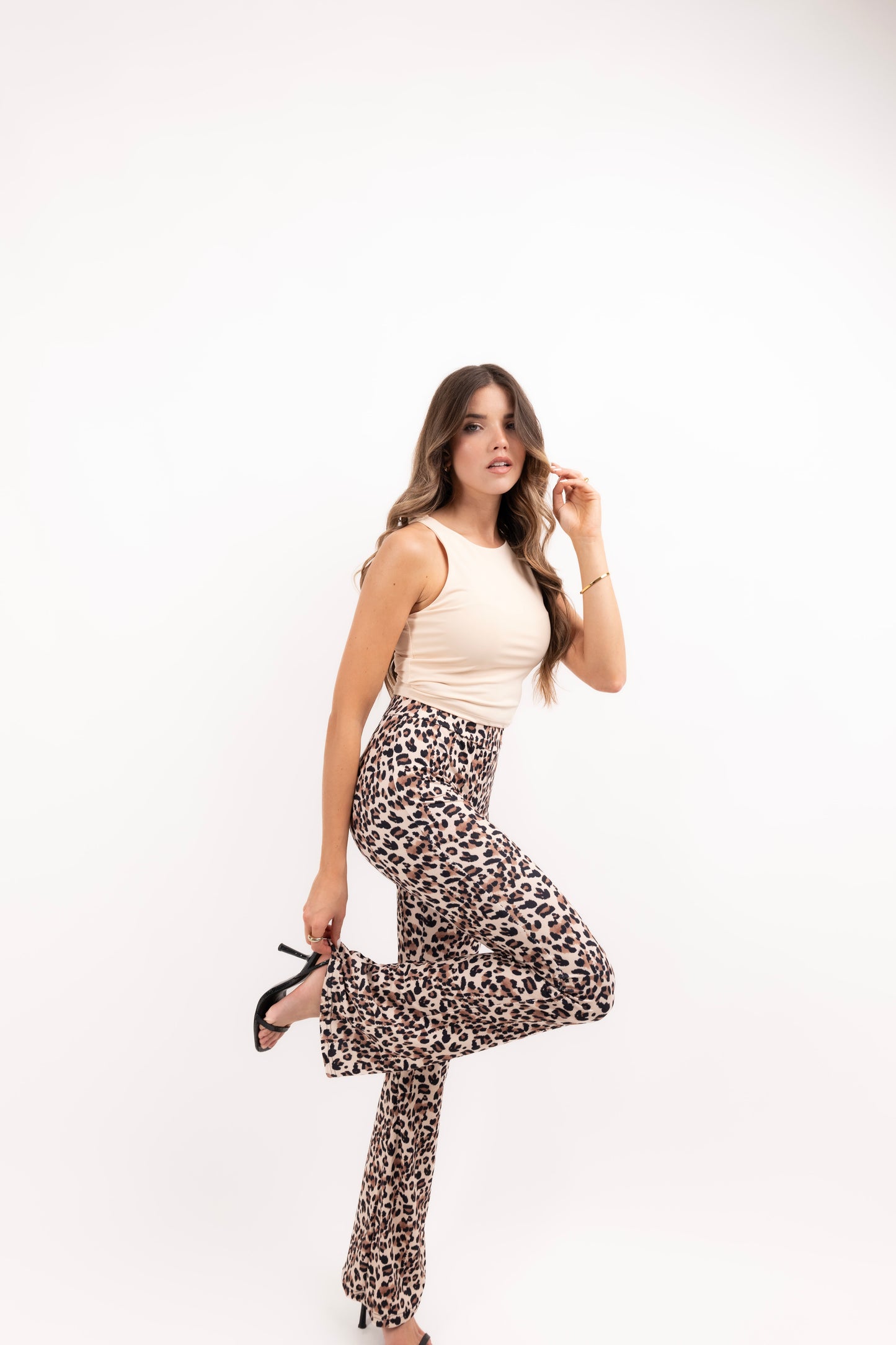 Pantalones con estampado de animales