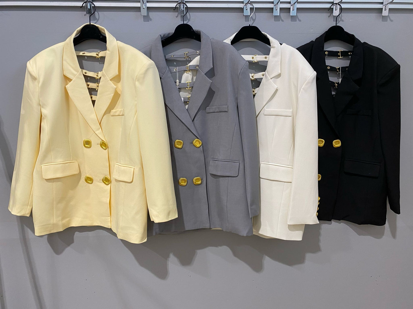 Blazer Oversize Espalda Abierta