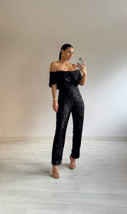 Jumpsuit met pailletten