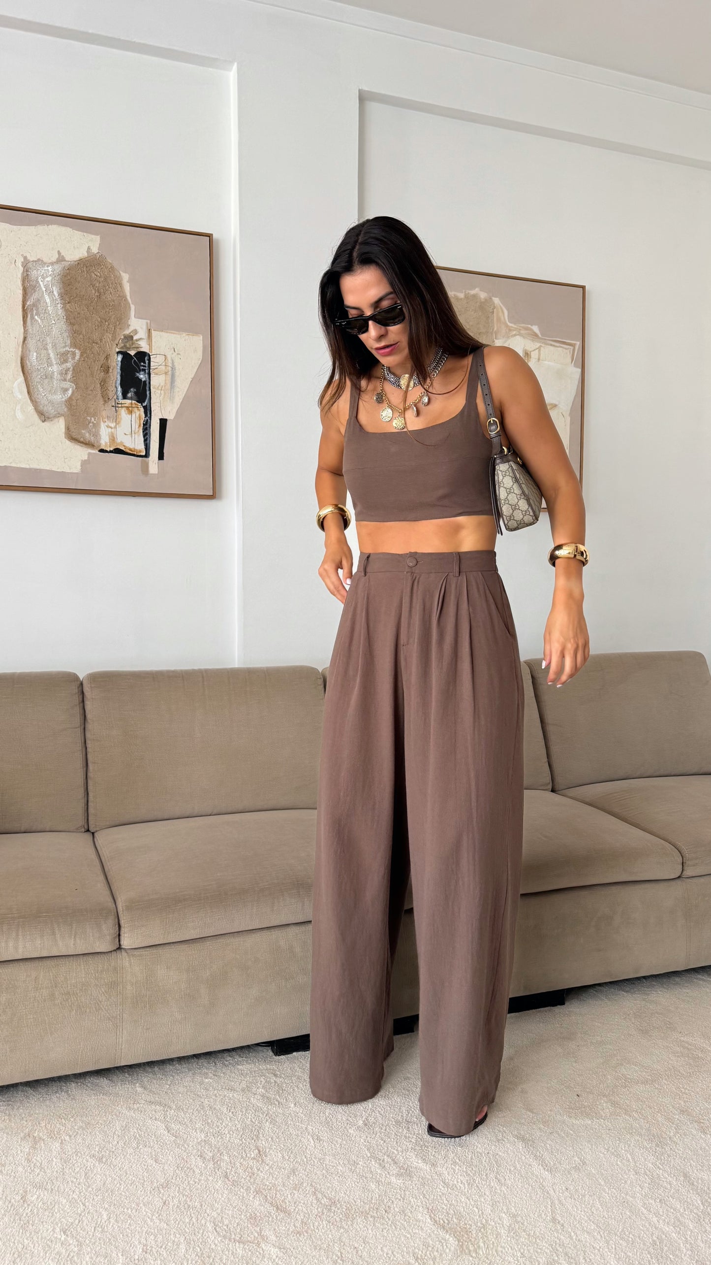 Ensemble marron des Pouilles