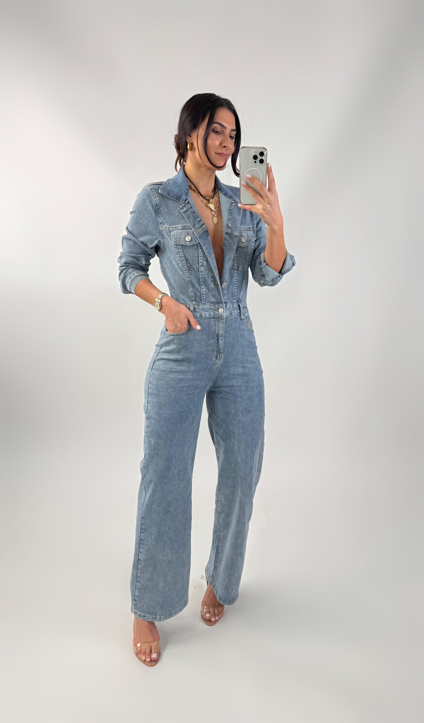 Denim Jumpsuit