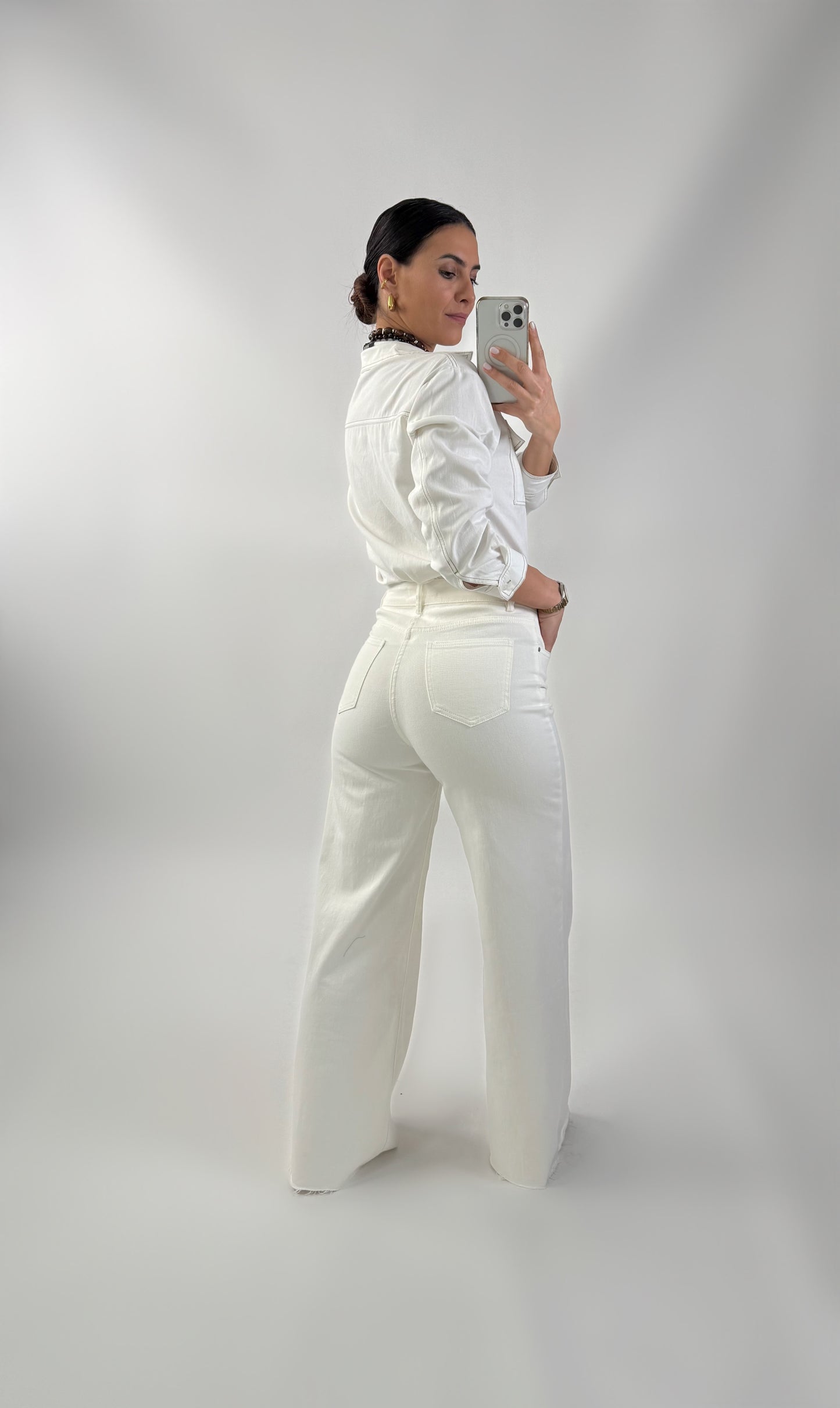 Jeans Denim Bianco
