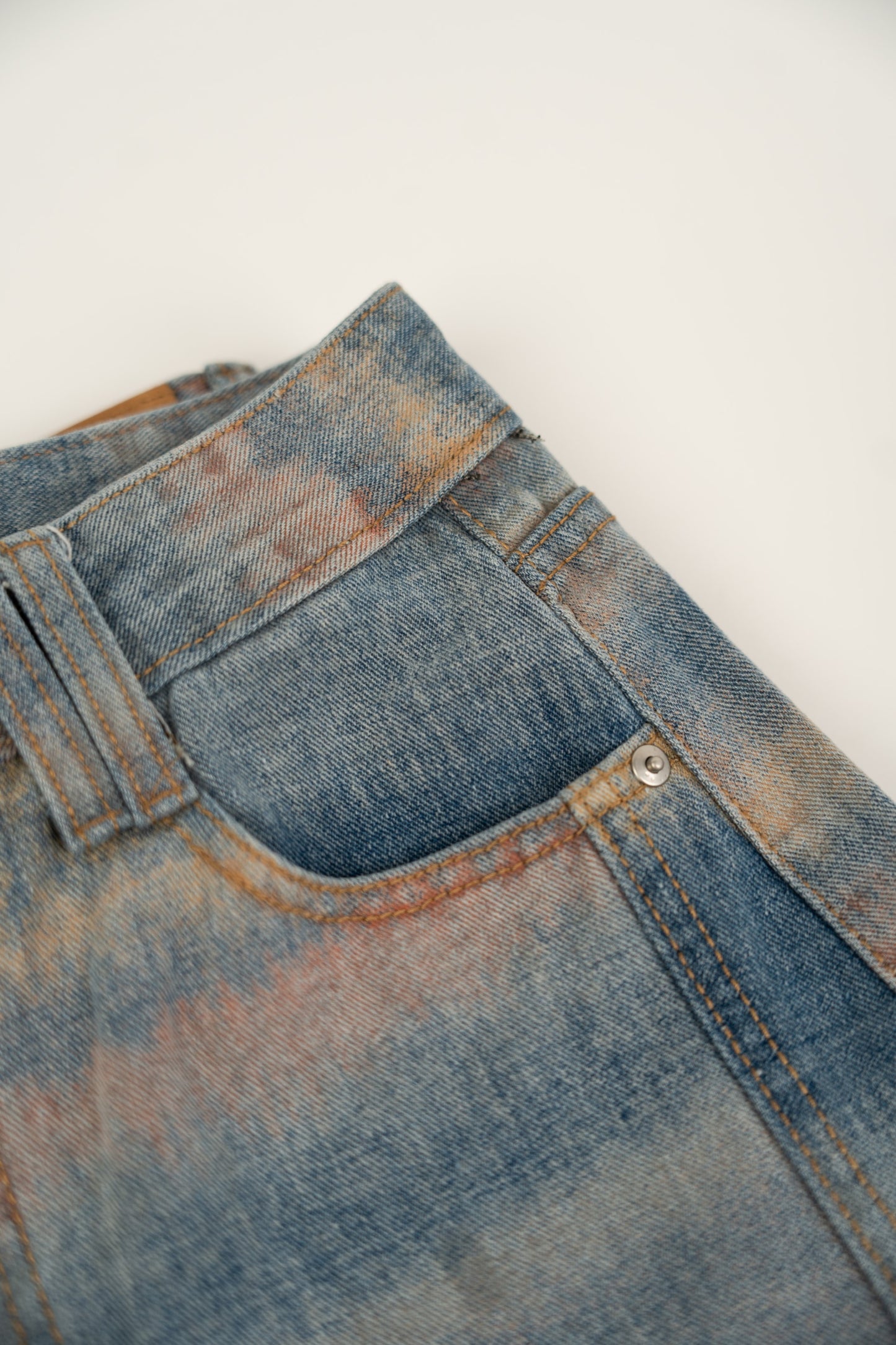 Ballon-Tie-Dye-Hose, Pastellrosa