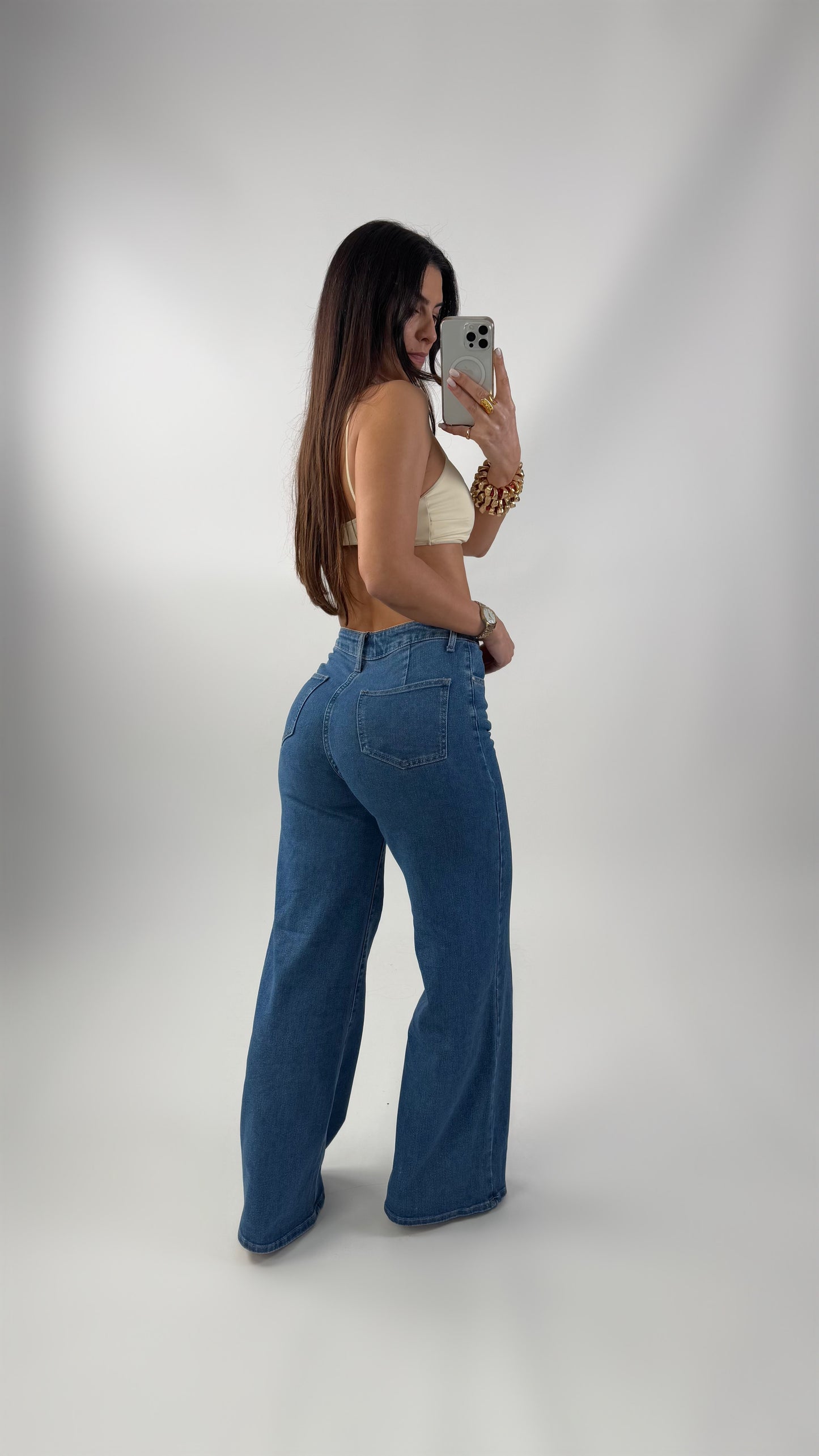 Jeans a tutta lunghezza Ganga Escura