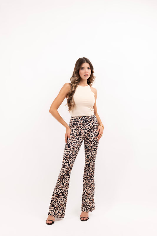 Broek met dierenprint