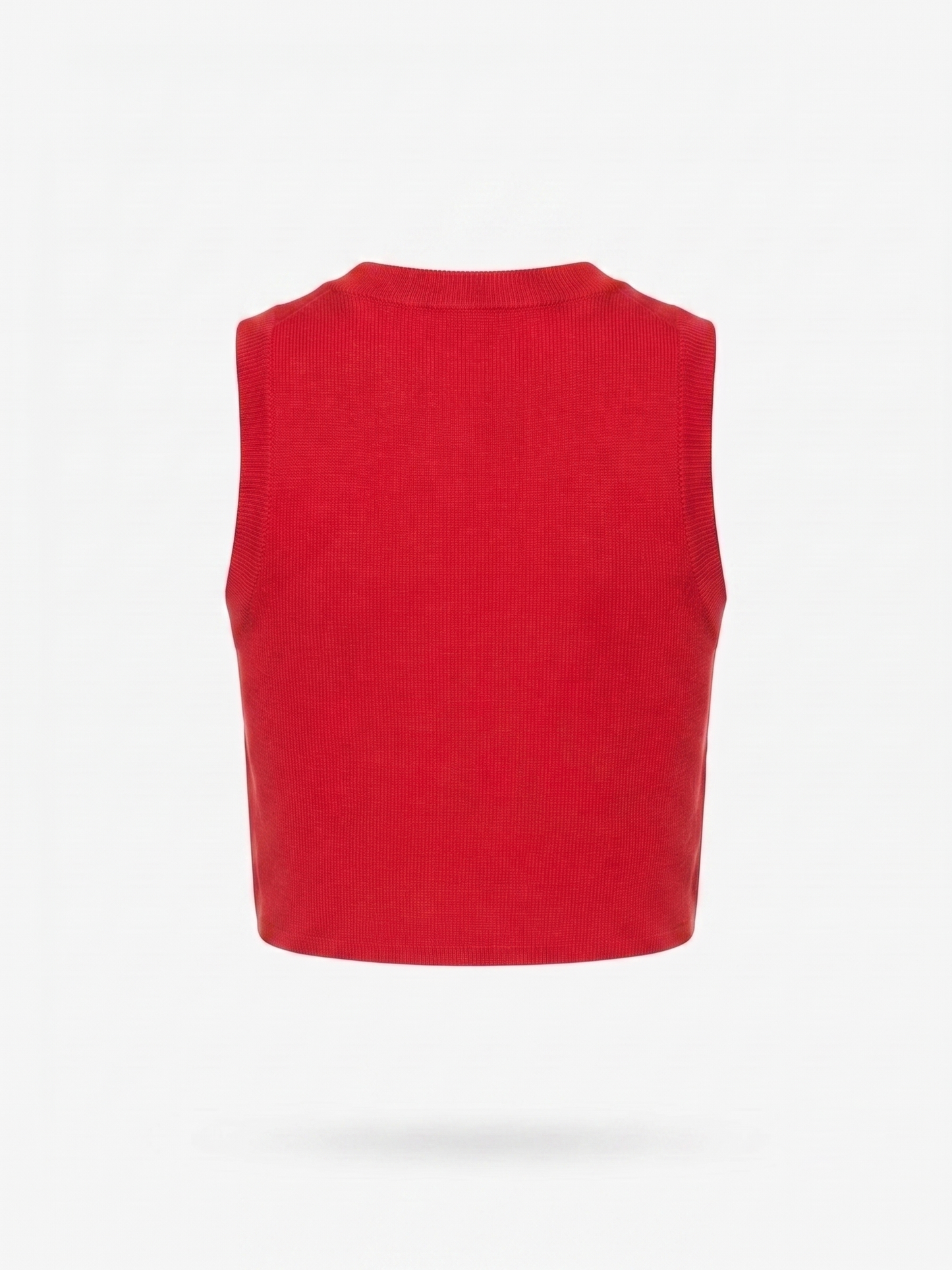 Top Canelado Vermelho