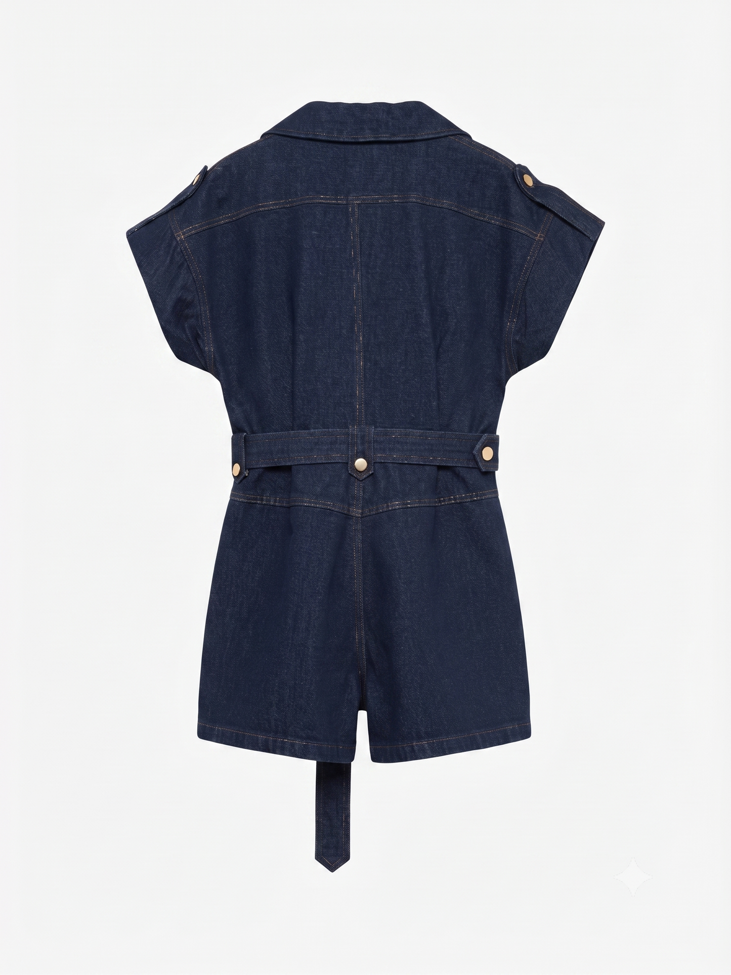 Macacão Short Denim