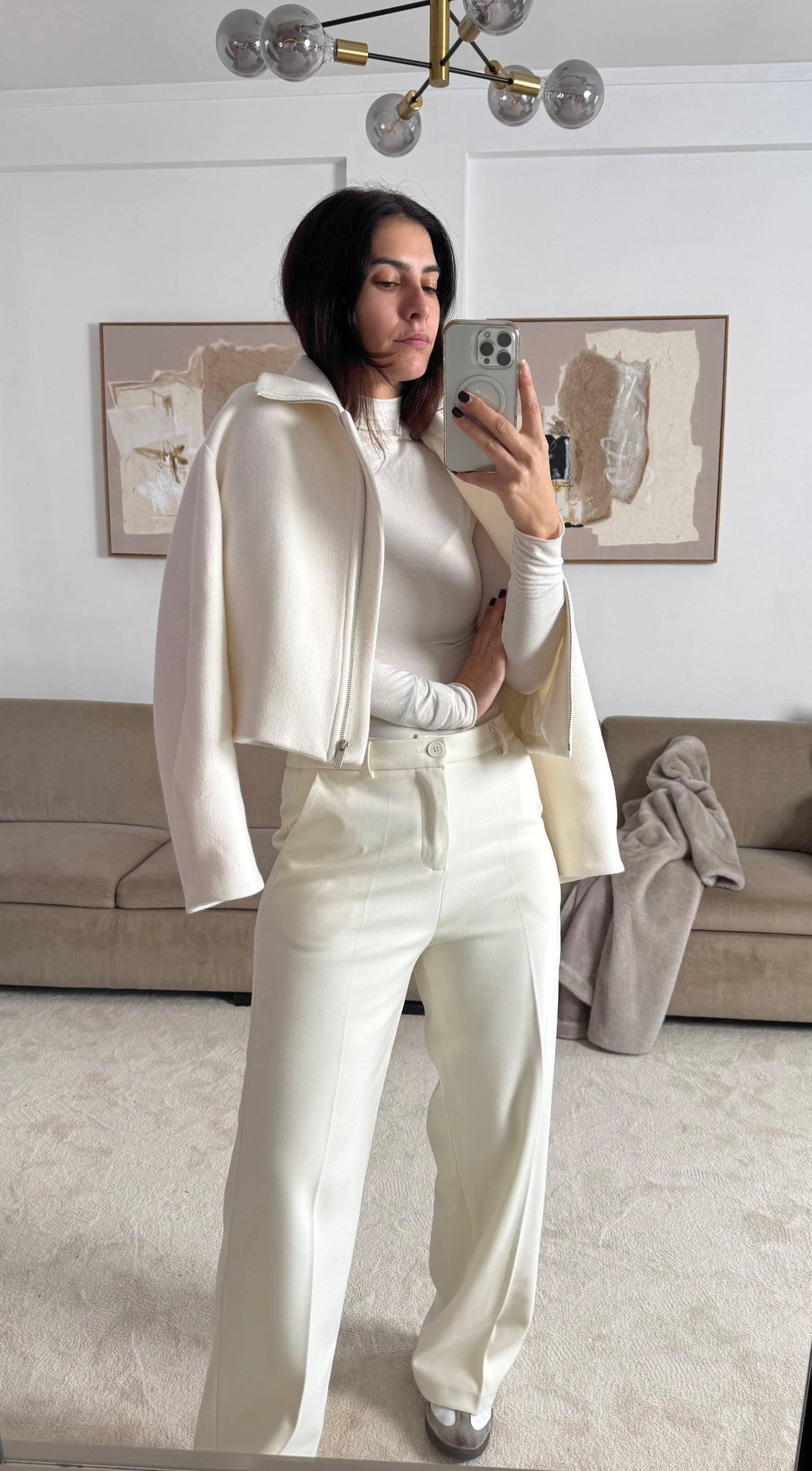 Pantalon coupe ferme
