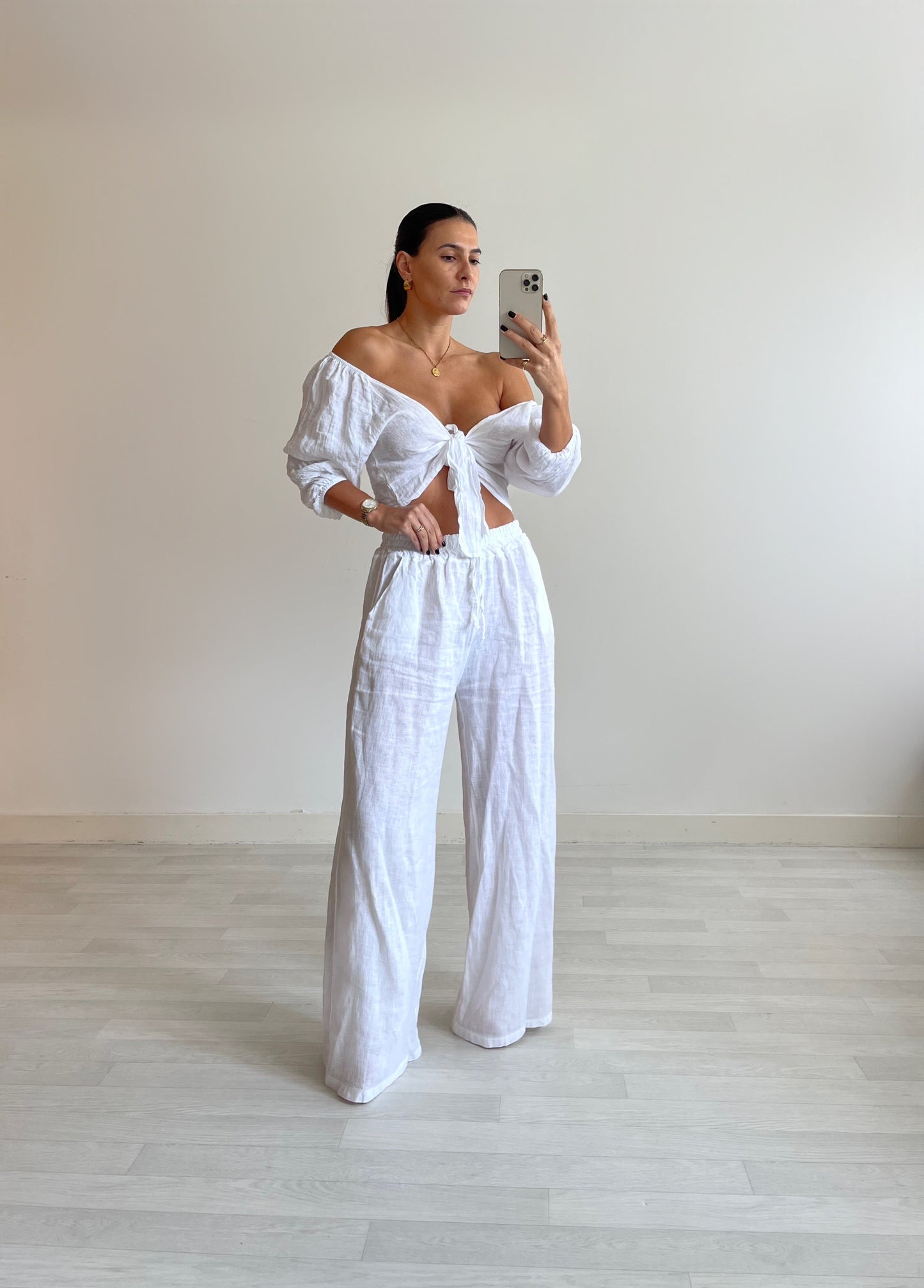 Pantaloni di lino