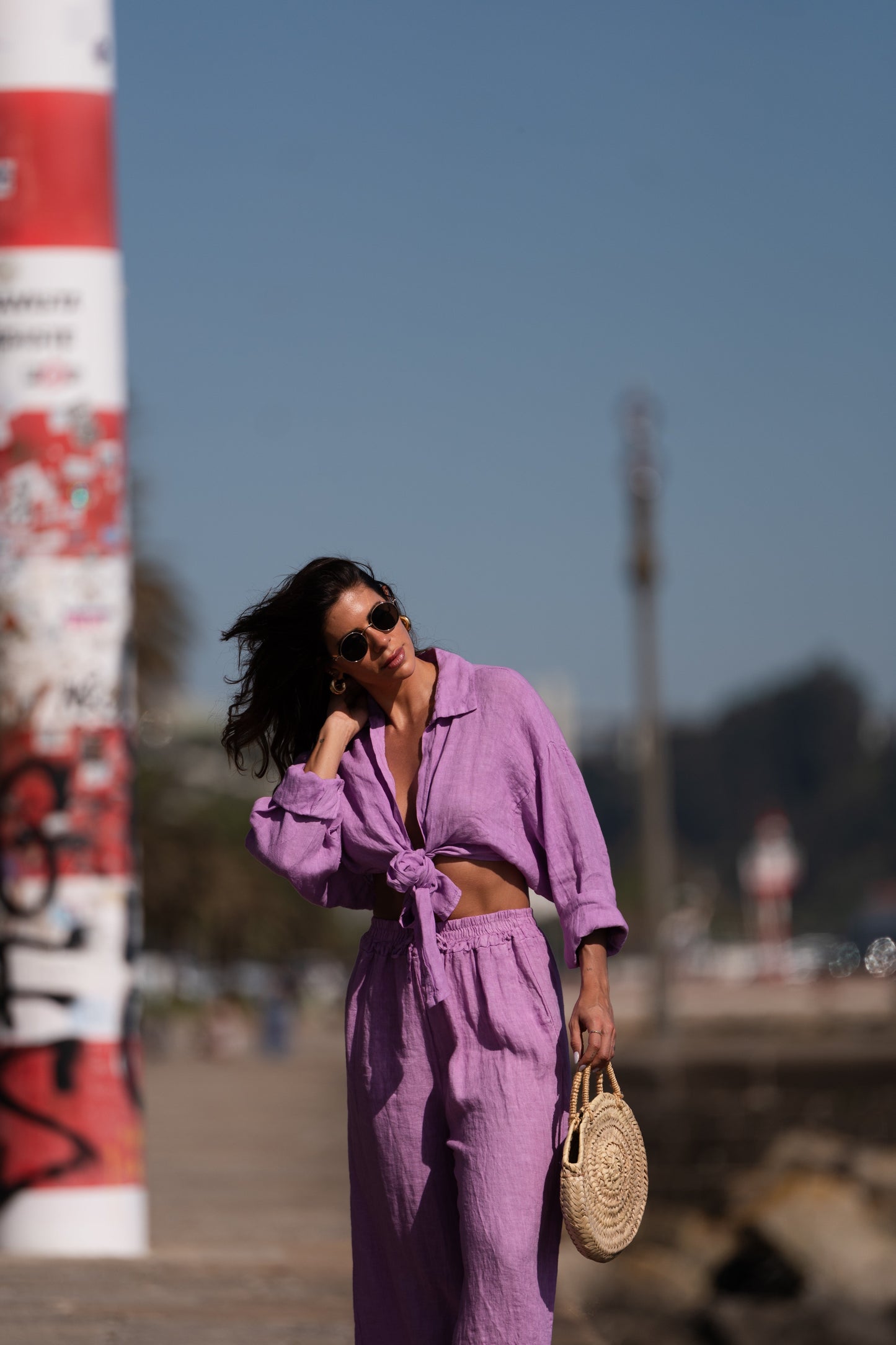 Pantaloni di lino