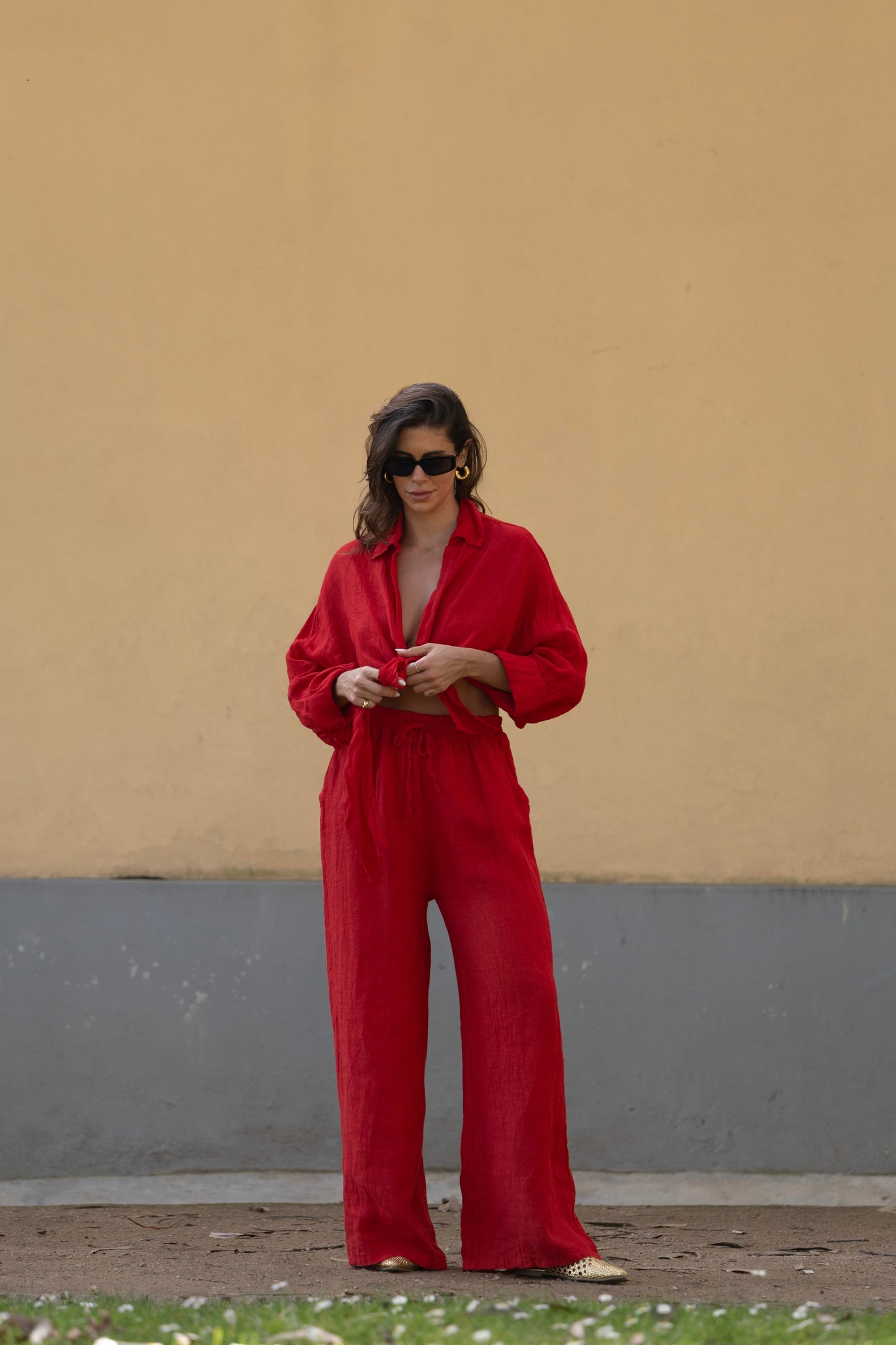 Pantaloni di lino