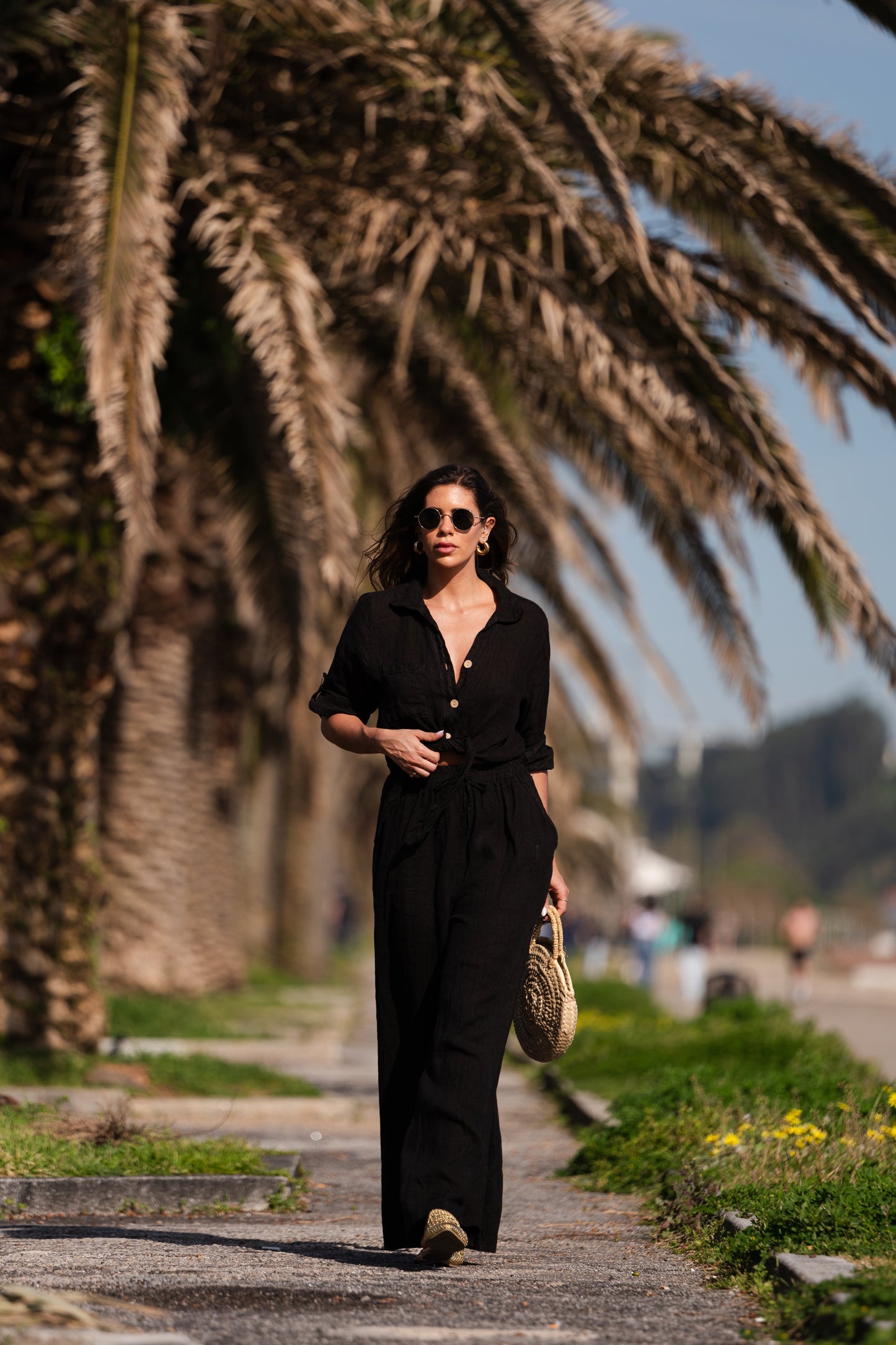 Pantaloni di lino