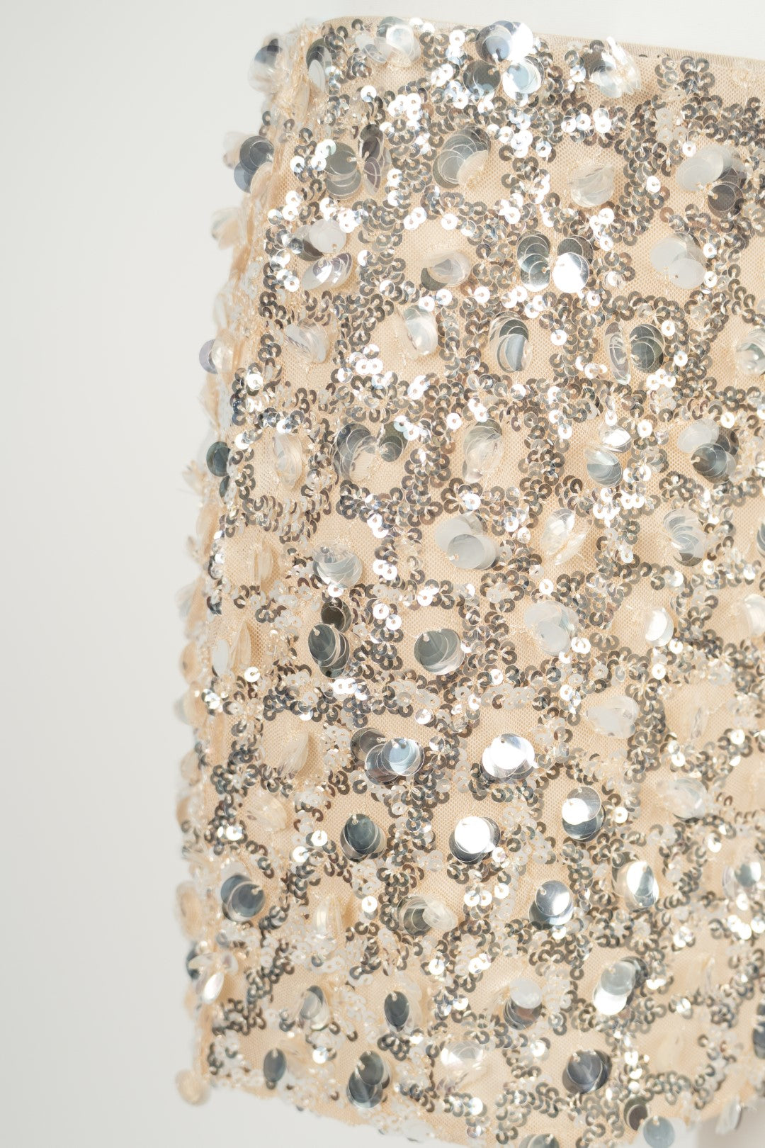 Champagne Sequin Skirt