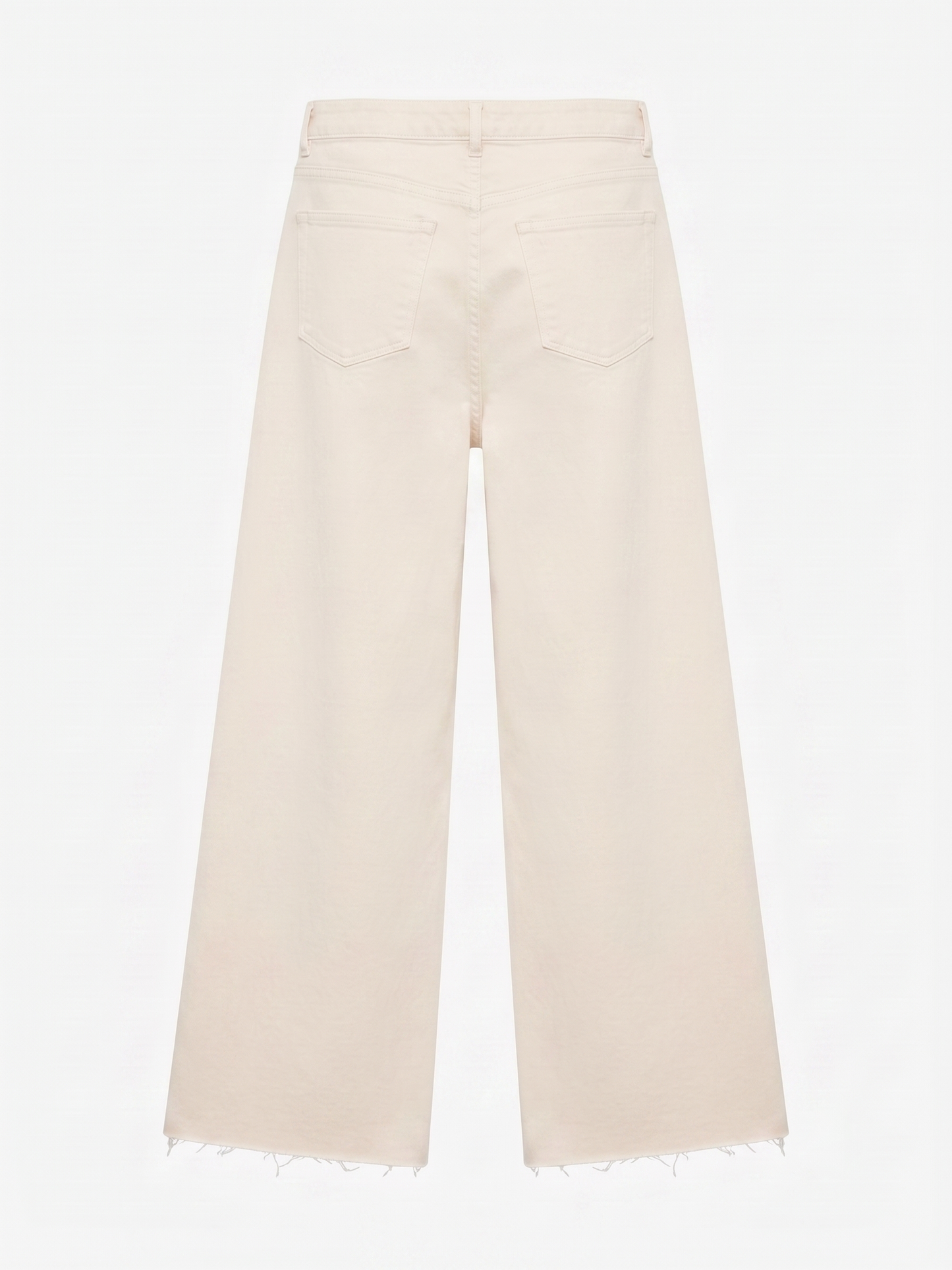 Calças Wide Leg Bege