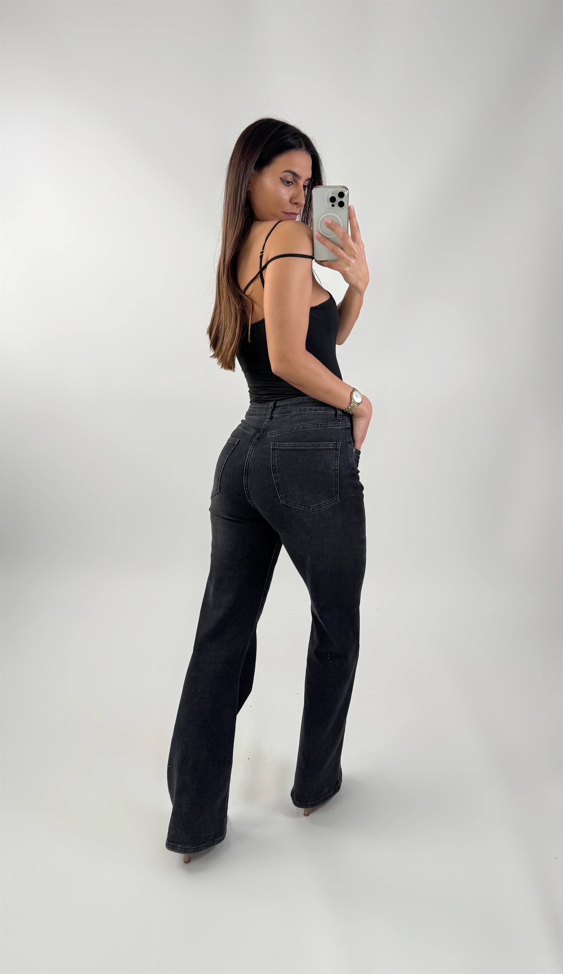 CALCAS CINTURA CRUZADA PRETAS 1