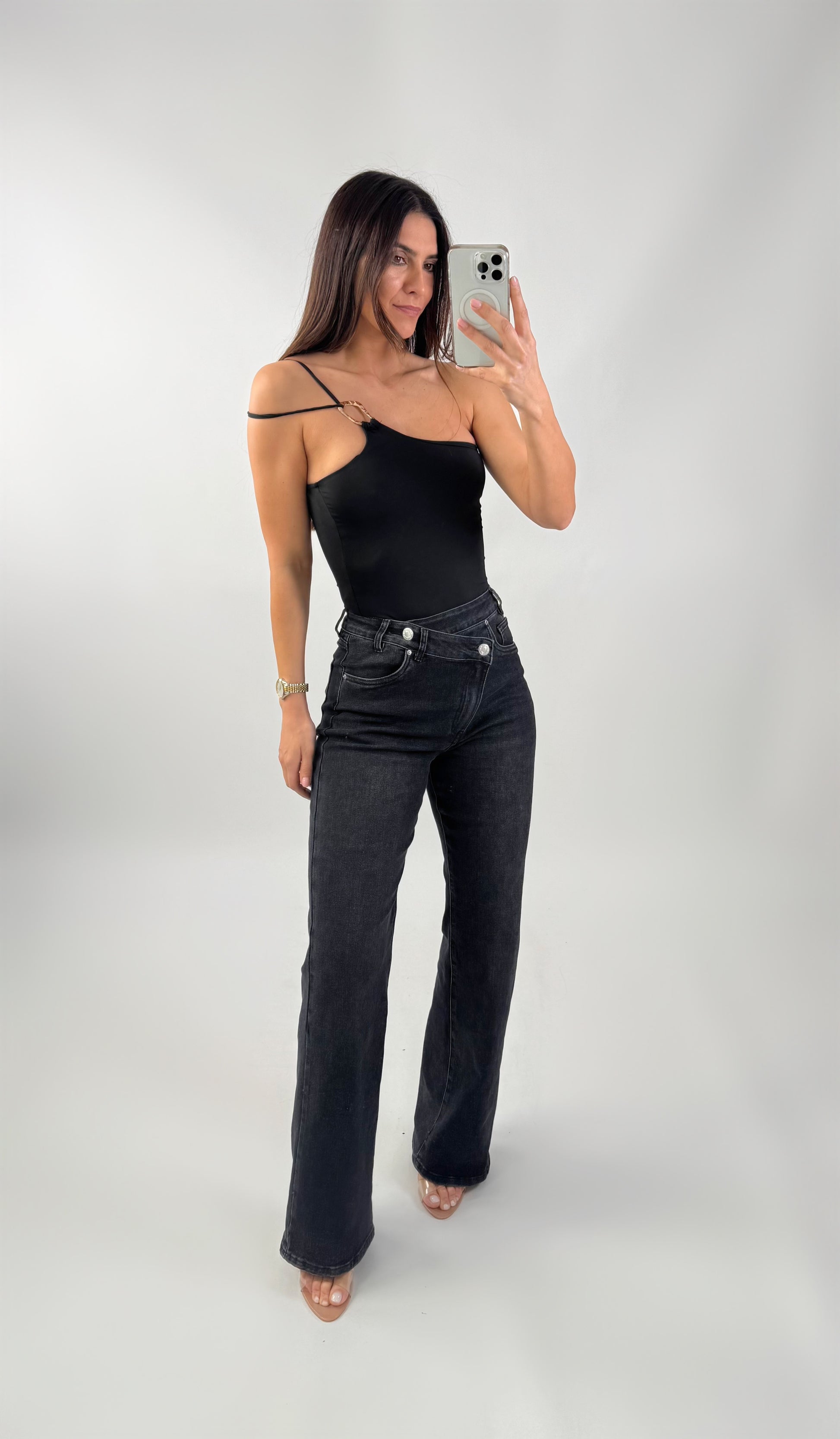 CALCAS CINTURA CRUZADA PRETAS 2