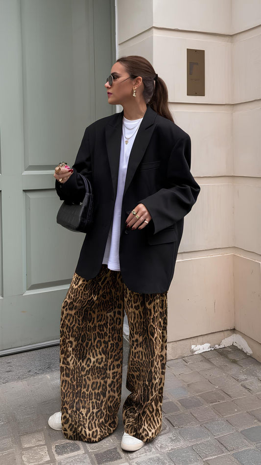 Animal Print Pants