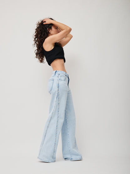 Jeans Tachas Ganga Clara