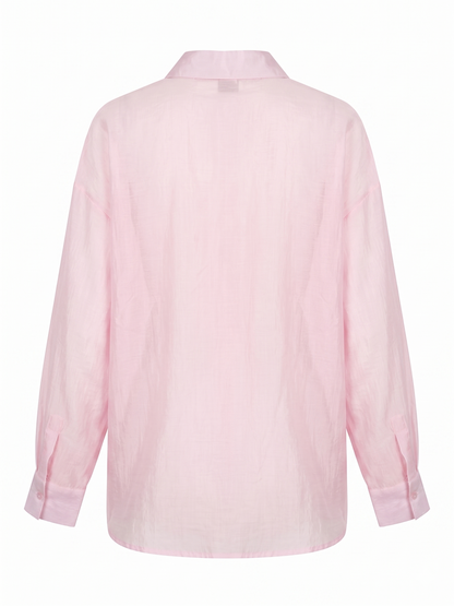 Camisa Organza Efeito Encerado