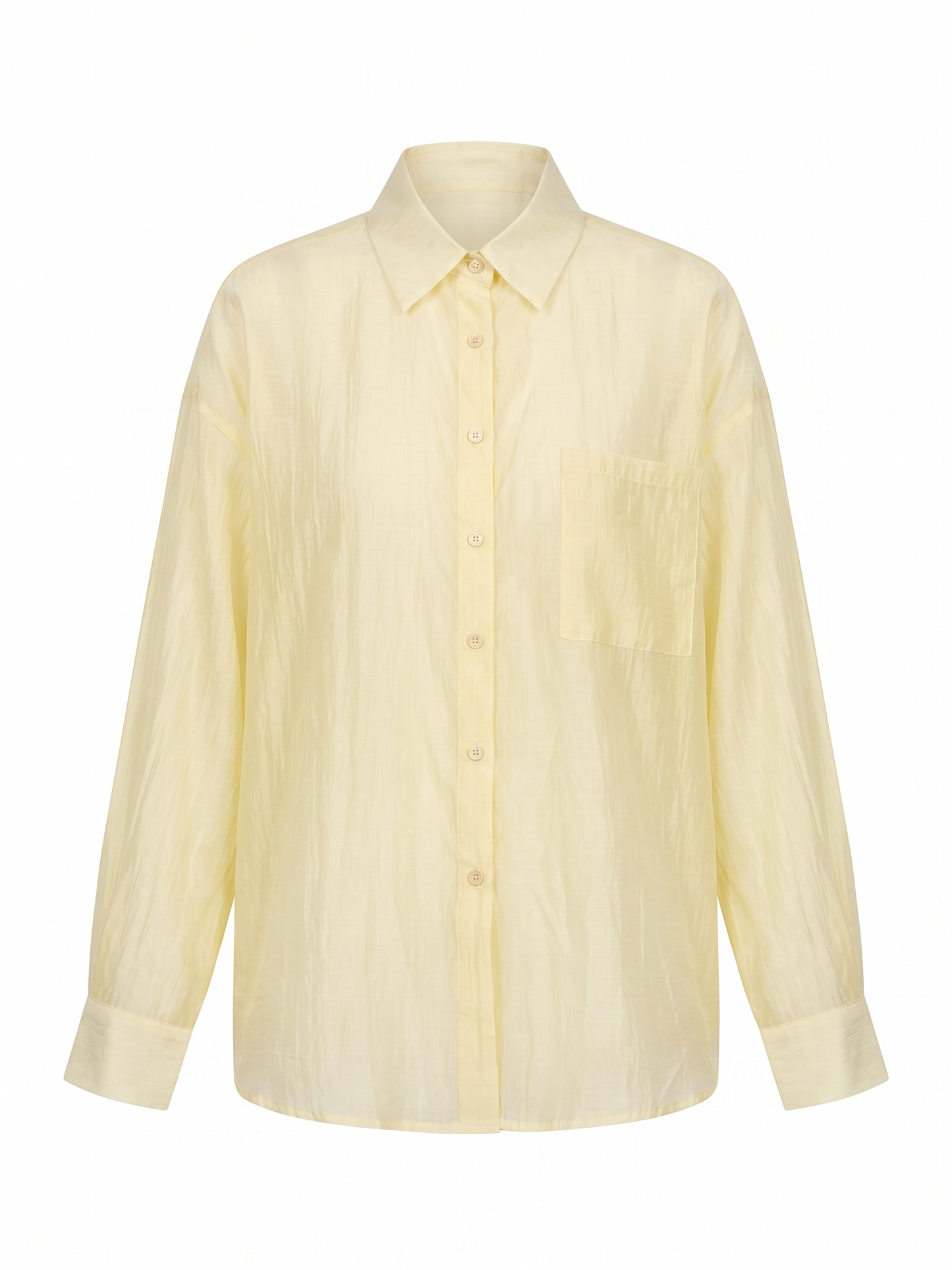Camisa Organza Efeito Encerado