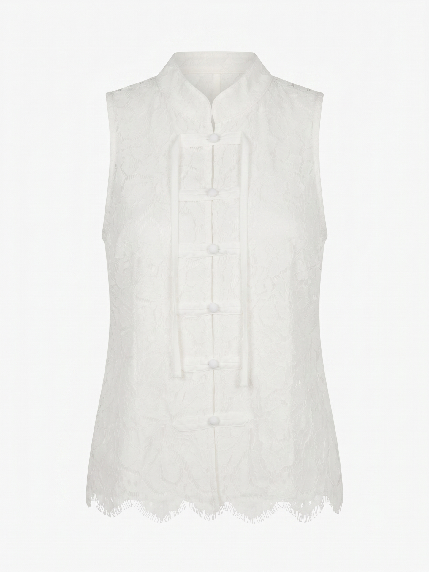 Top Halter Renda Branco