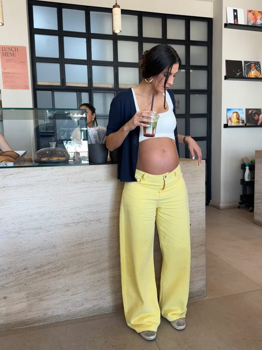 Calças Balloon Amarelas