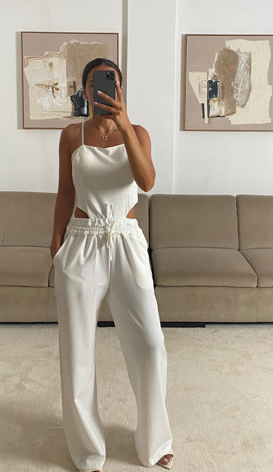 White Jumpsuit