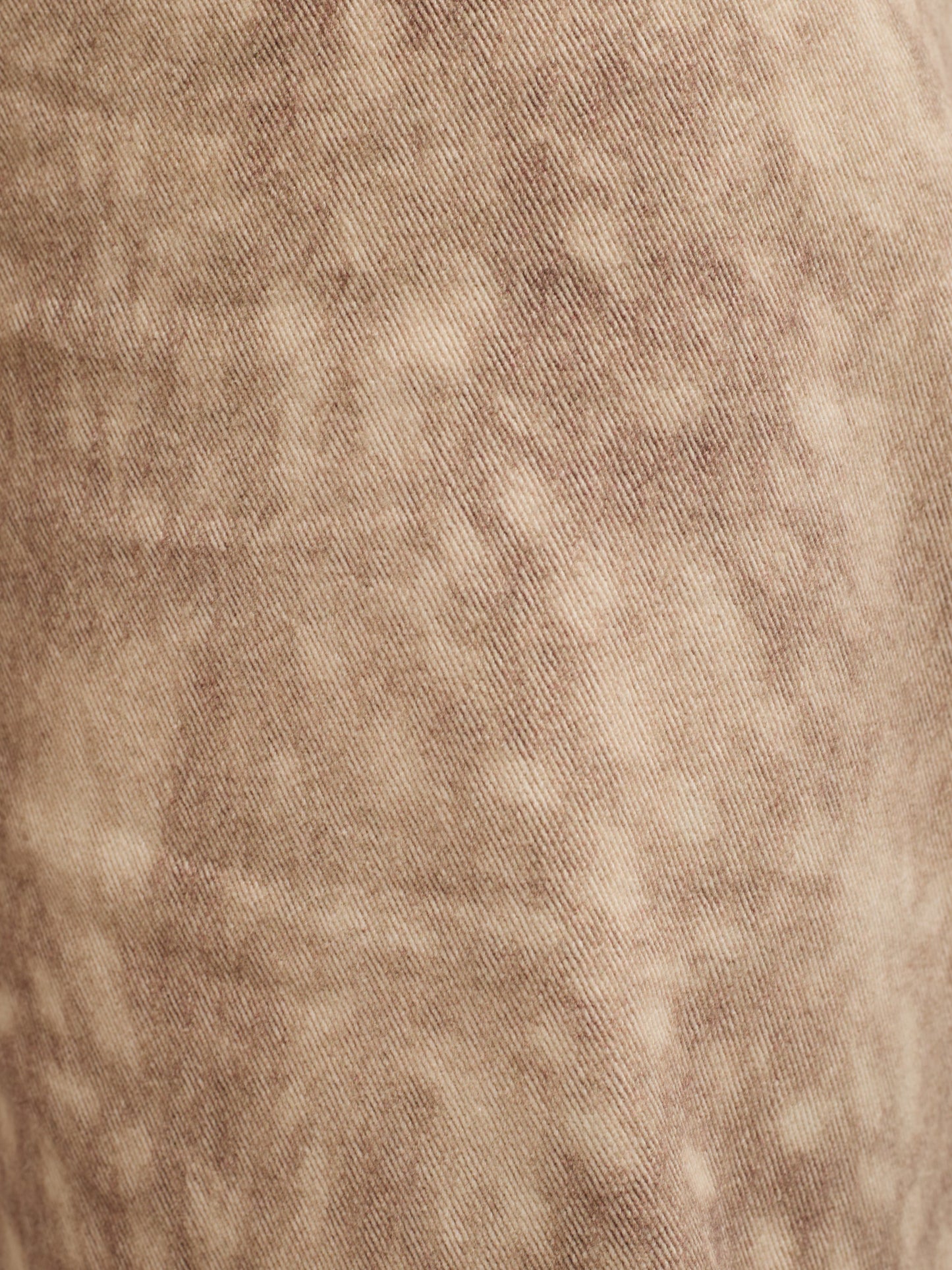 Spodnie z szerokimi nogawkami, wzór Bambi, zniszczone