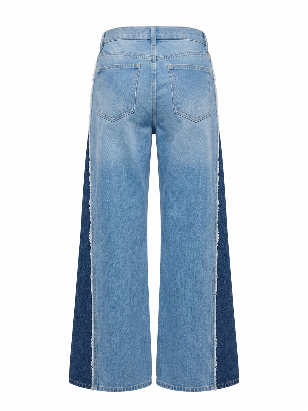 Jeans Wide Leg Detalhe Lateral
