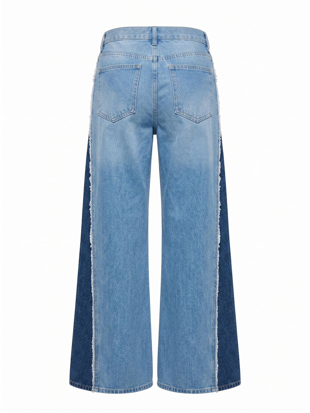 Jeans Wide Leg Detalhe Lateral