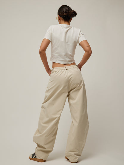 Calças Balloon Creme