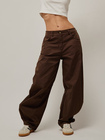 Calças Balloon Chocolate