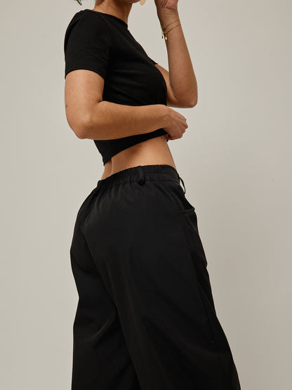 Calças Balloon Preto