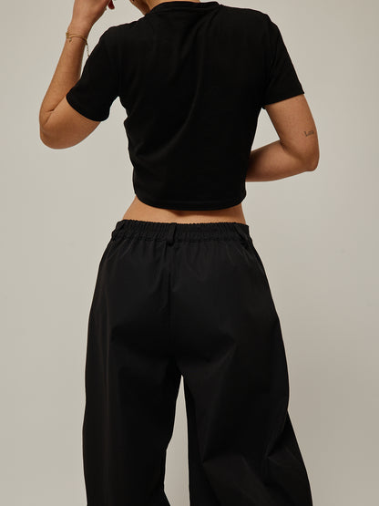 Calças Balloon Preto