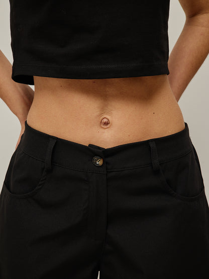 Calças Balloon Preto