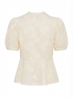 Blusa Manga Balão Renda