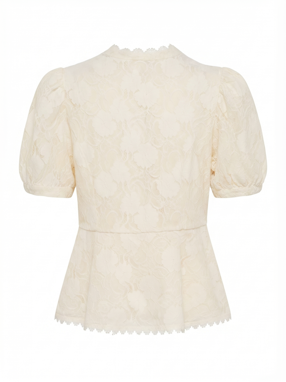 Blusa Manga Balão Renda