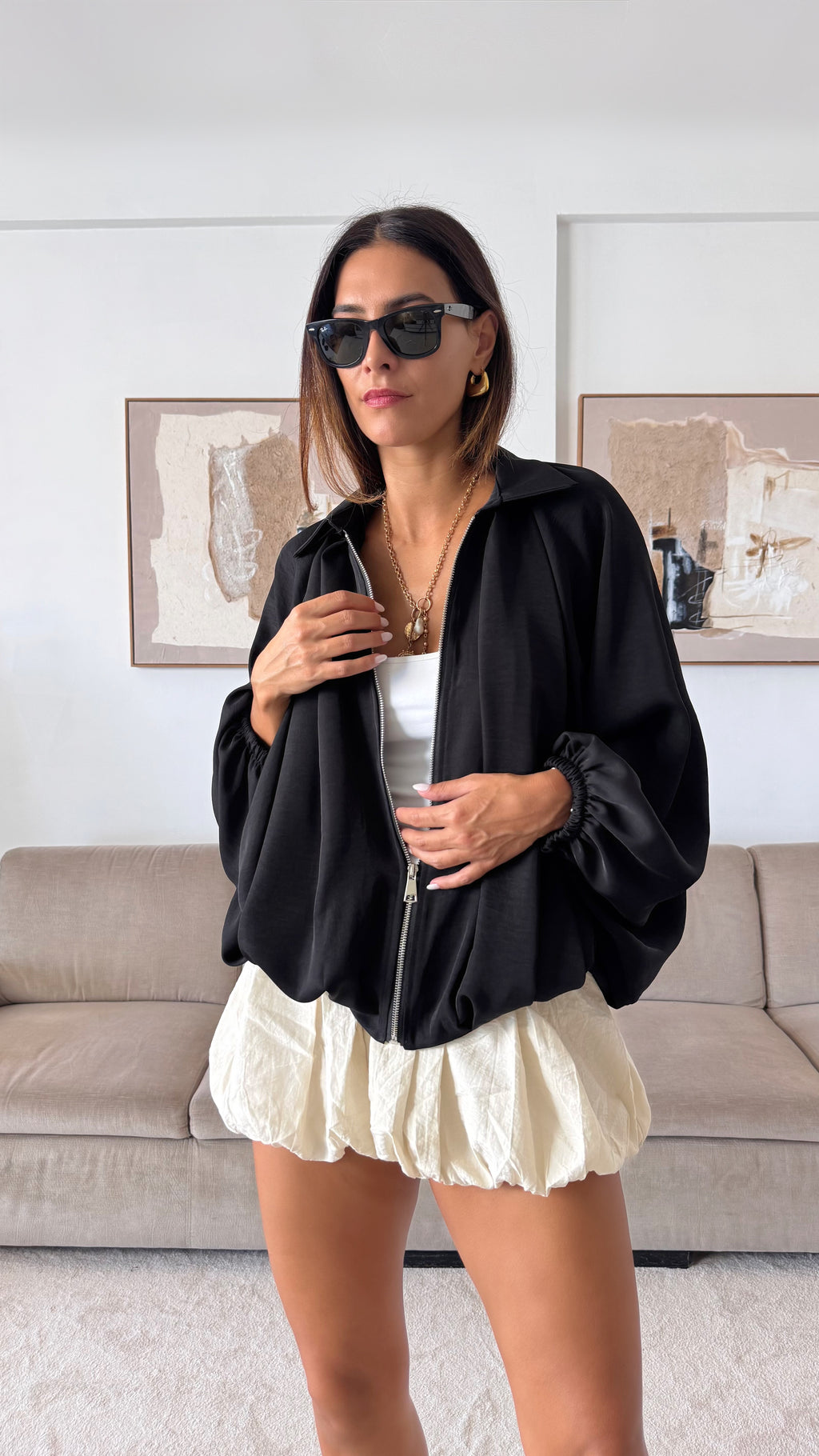 Bomber Bat Preto