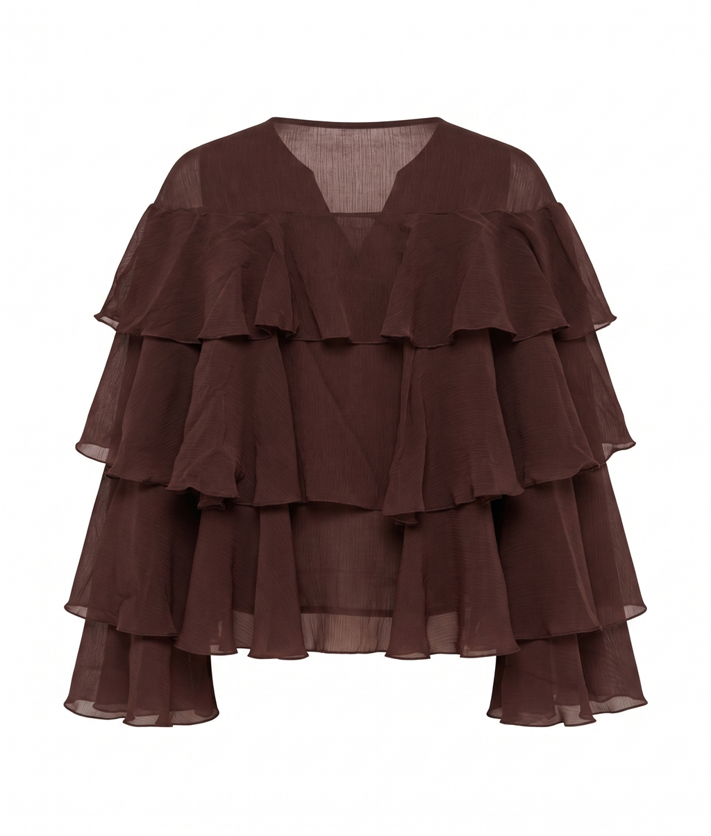 Blusa Boho Castanha