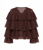 Blusa Boho Castanha