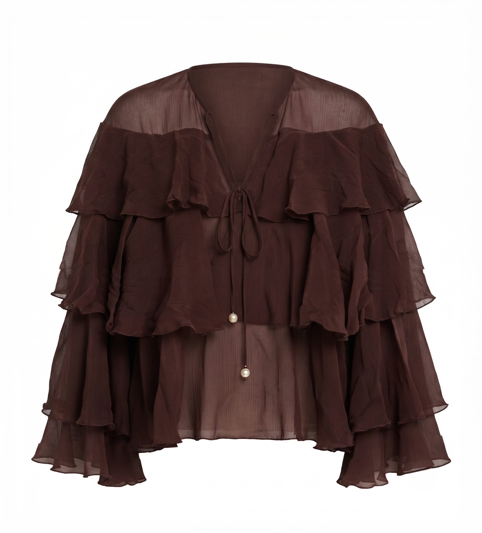 Blusa Boho Castanha