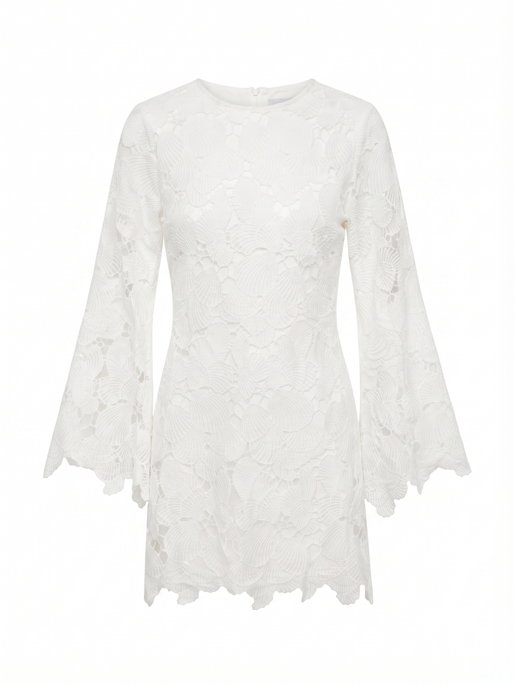 Vestido Crochê Branco