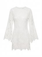 Vestido Crochê Branco